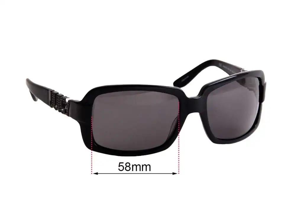 Sunglass Fix Ersatzgläser für Juicy Couture Fancy/S - 58mm Wide Sunglass Fix Ersatzgläser für Juicy Couture Fancy/S - 58mm Wide