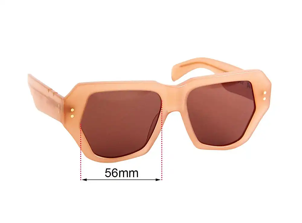 Sunglass Fix Ersatzgläser für Pared Bec + Bridge Big Mamma - 56mm Wide Sunglass Fix Ersatzgläser für Pared Bec + Bridge Big Mamma - 56mm Wide