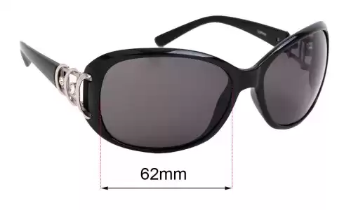 Sunglass Fix Ersatzgläser für Spotters Sophia - 62mm Wide Sunglass Fix Ersatzgläser für Spotters Sophia - 62mm Wide