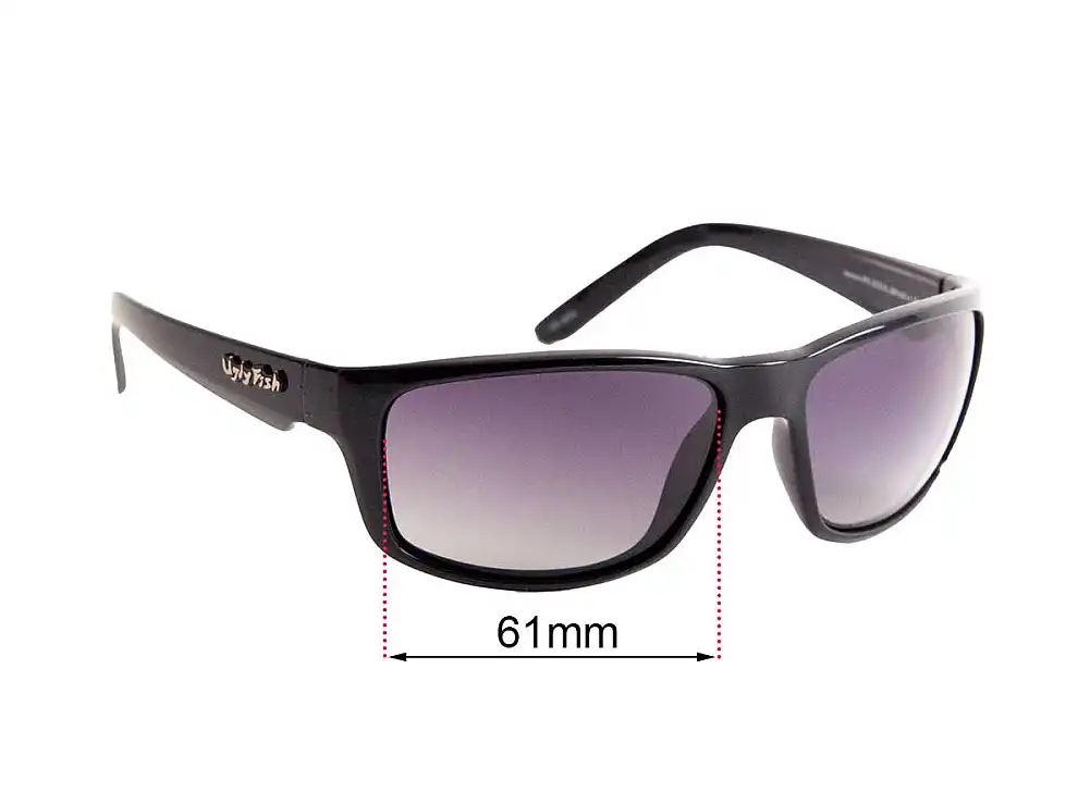 Sunglass Fix Ersatzgläser für Ugly Fish Xenon PN 3252 - 61mm Wide Sunglass Fix Ersatzgläser für Ugly Fish Xenon PN 3252 - 61mm Wide