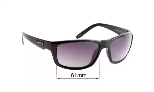 Sunglass Fix Ersatzgläser für Ugly Fish Xenon PN 3252 - 61mm Wide Ugly Fish Xenon PN 3252 Ersatzlinsen 61mm wide