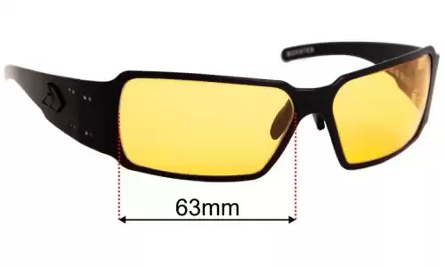 Sunglass Fix Ersatzgläser für Gatorz Boxster - 63mm Wide Gatorz Boxster Ersatzlinsen 63mm wide