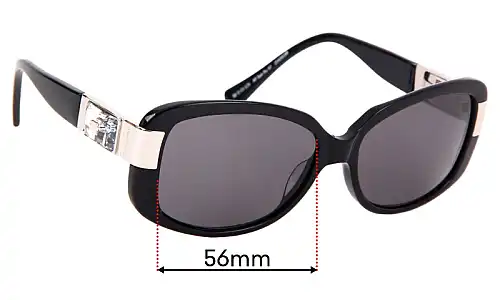 Sunglass Fix Lentes de Repuesto para Alex Perry AP Sun Rx 07 - 56mm Wide Alex Perry AP Sun Rx 07 Lentes de Repuesto 56mm wide