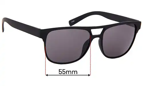 Sunglass Fix Lentes de Repuesto para Alfred Sung - 55mm Wide Sunglass Fix Lentes de Repuesto para Alfred Sung - 55mm Wide