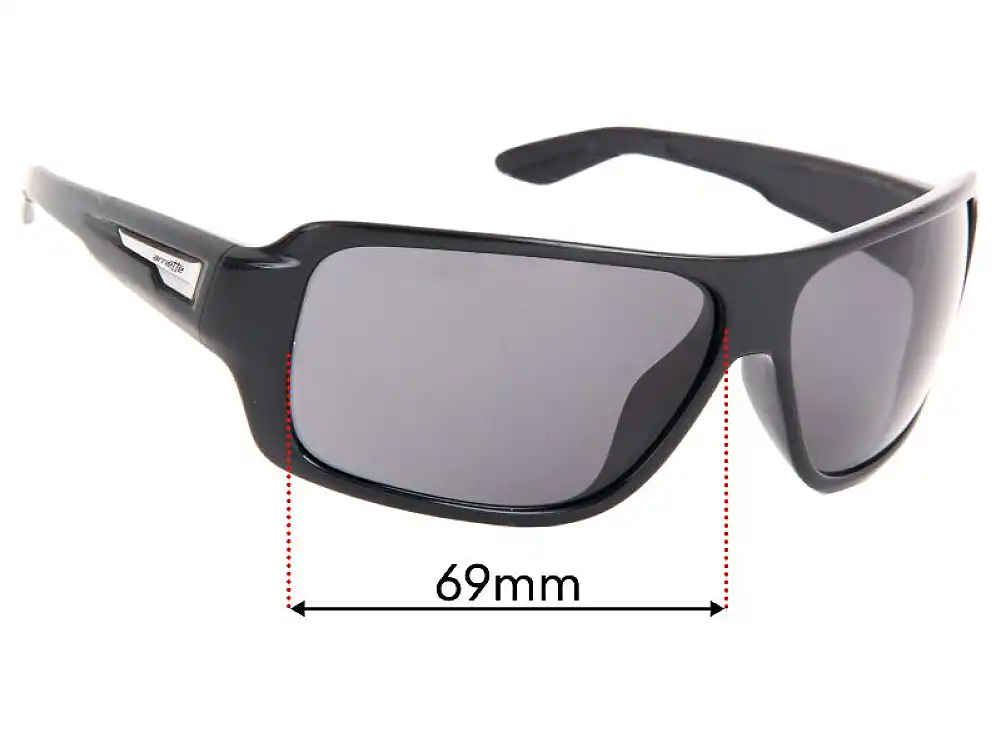 Arnette Bluto AN4136 Replacement Lenses Lens Width 69mm Arnette Bluto AN4136 Replacement Lenses Lens Width 69mm