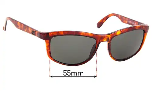 Arnette Dogs Replacement Lenses 55mm Arnette Dogs Replacement Sunglass Lenses - 55mm wide