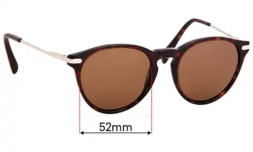 Sunglass Fix Lentes de Repuesto para Bailey Nelson Circle Games - 52mm Wide Sunglass Fix Lentes de Repuesto para Bailey Nelson Circle Games - 52mm Wide