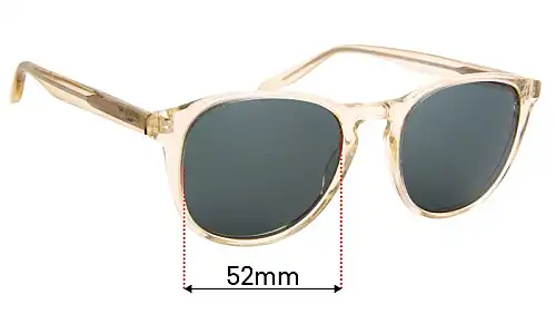 Sunglass Fix Lentes de Repuesto para Barton Perreira Plimsoul - 52mm Wide Sunglass Fix Lentes de Repuesto para Barton Perreira Plimsoul - 52mm Wide