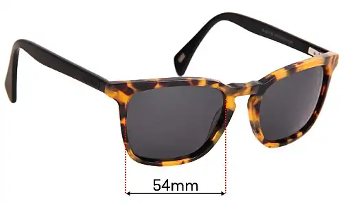 Sunglass Fix Lentes de Repuesto para Bill Bass Pepe - 54mm Wide Sunglass Fix Lentes de Repuesto para Bill Bass Pepe - 54mm Wide