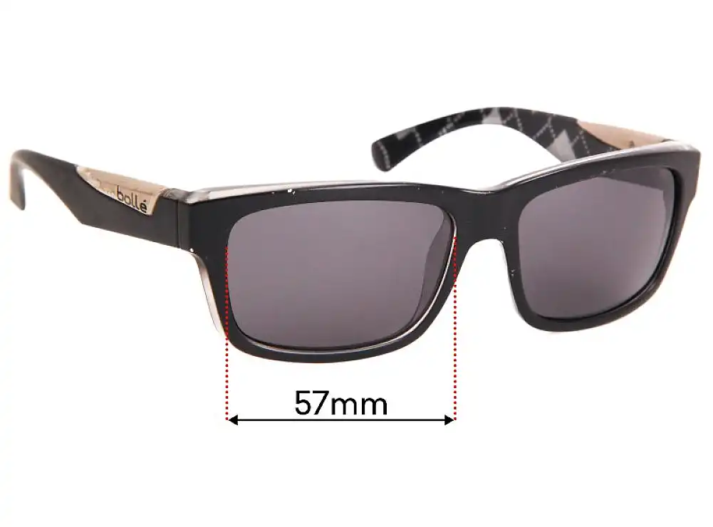Sunglass Fix Lentes de Repuesto para Bolle Jude - 57mm Wide Sunglass Fix Lentes de Repuesto para Bolle Jude - 57mm Wide