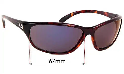 Sunglass Fix Lentes de Repuesto para Bolle Venom - 67mm Wide Sunglass Fix Lentes de Repuesto para Bolle Venom - 67mm Wide