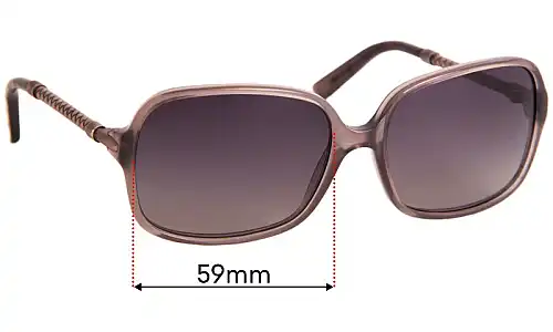 Sunglass Fix Lentes de Repuesto para Bottega Veneta BV 133/S - 59mm Wide Sunglass Fix Lentes de Repuesto para Bottega Veneta BV 133/S - 59mm Wide