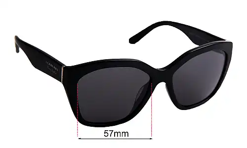 Sunglass Fix Lentes de Repuesto para Burberry B 4261-F - 57mm Wide Sunglass Fix Lentes de Repuesto para Burberry B 4261-F - 57mm Wide