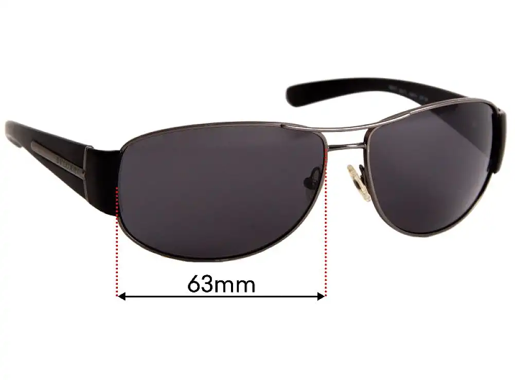 Sunglass Fix Lentes de Repuesto para Bvlgari 5007 - 63mm Wide Sunglass Fix Lentes de Repuesto para Bvlgari 5007 - 63mm Wide