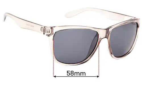 Sunglass Fix Lentes de Repuesto para Cancer Council Bondi - 58mm Wide Sunglass Fix Lentes de Repuesto para Cancer Council Bondi - 58mm Wide