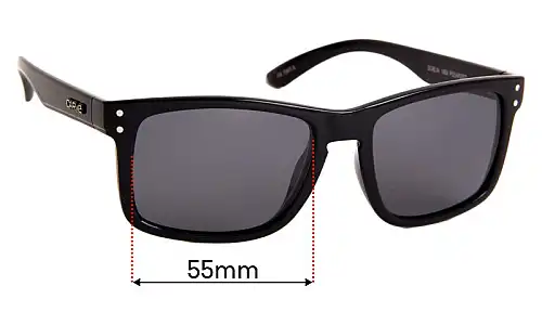 Sunglass Fix Lentes de Repuesto para Carve Goblin - 55mm Wide Carve Goblin Lentes de Repuesto 55mm wide