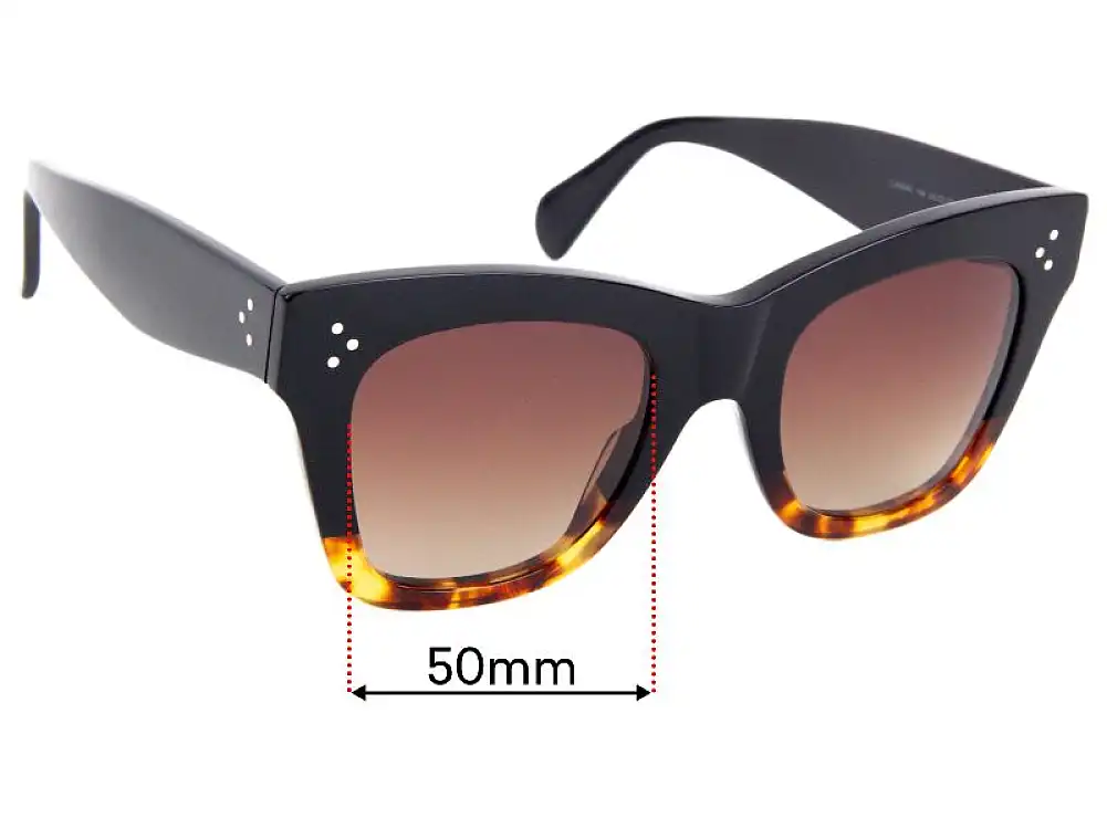 Sunglass Fix Lentes de Repuesto para Celine CL 4004IN - 50mm Wide Sunglass Fix Lentes de Repuesto para Celine CL 4004IN - 50mm Wide