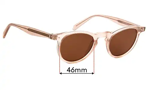 Celine CL 41401/S Replacement Lenses 46mm Sunglass Fix Replacement Lenses for Celine CL 41401/S - 46mm Wide