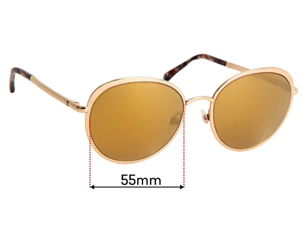 Sunglass Fix Lentes de Repuesto para Chanel 4206 - 55mm Wide Sunglass Fix Lentes de Repuesto para Chanel 4206 - 55mm Wide