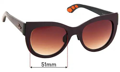 Sunglass Fix Lentes de Repuesto para Christian Dior Dior Decale 1 - 51mm Wide Sunglass Fix Lentes de Repuesto para Christian Dior Dior Decale 1 - 51mm Wide