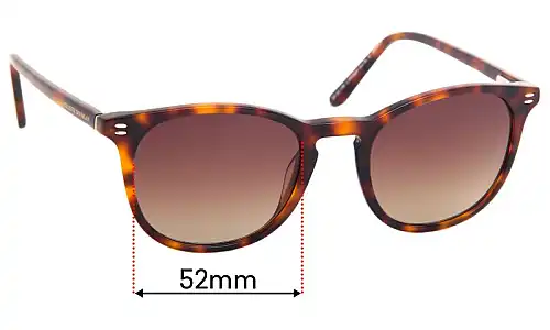 Sunglass Fix Lentes de Repuesto para Collette Dinnigan Sun Rx 15 - 52mm Wide Sunglass Fix Lentes de Repuesto para Collette Dinnigan Sun Rx 15 - 52mm Wide