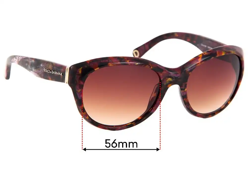 Sunglass Fix Lentes de Repuesto para Dolce & Gabbana DG4128 - 56mm Wide Sunglass Fix Lentes de Repuesto para Dolce & Gabbana DG4128 - 56mm Wide