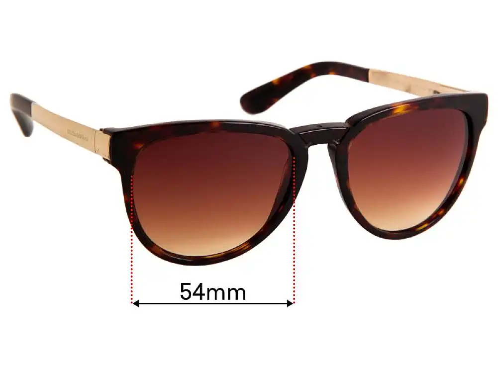Sunglass Fix Lentes de Repuesto para Dolce & Gabbana DG4257 - 54mm Wide Sunglass Fix Lentes de Repuesto para Dolce & Gabbana DG4257 - 54mm Wide