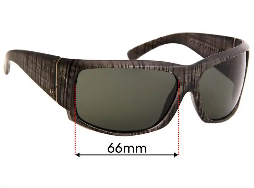 Sunglass Fix Lentes de Repuesto para Electric Hoy - 66mm Wide Sunglass Fix Lentes de Repuesto para Electric Hoy - 66mm Wide