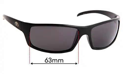 Sunglass Fix Lentes de Repuesto para Electric Technician 2011 and Newer - 63mm Wide Electric Technician 2011 and Newer Lentes de Repuesto 63mm wide