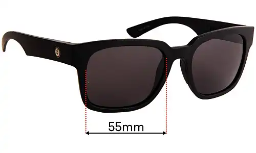 Sunglass Fix Lentes de Repuesto para Electric Zombie S - 55mm Wide Sunglass Fix Lentes de Repuesto para Electric Zombie S - 55mm Wide