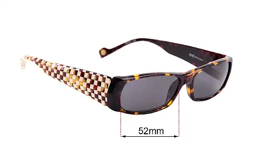 Sunglass Fix Lentes de Repuesto para Etnia Barcelona Los Angeles - 52mm Wide Etnia Barcelona Los Angeles Lentes de Repuesto 52mm wide