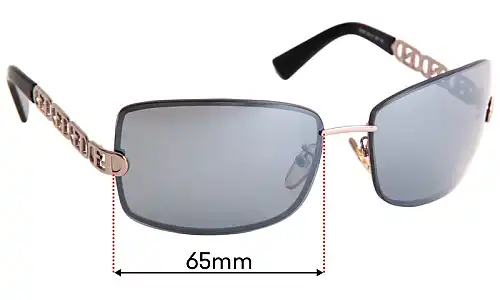 Sunglass Fix Lentes de Repuesto para Fendi FS 469 - 65mm Wide Sunglass Fix Lentes de Repuesto para Fendi FS 469 - 65mm Wide