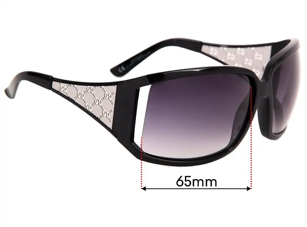 Sunglass Fix Lentes de Repuesto para Gucci GG2999/S - 65mm Wide Sunglass Fix Lentes de Repuesto para Gucci GG2999/S - 65mm Wide