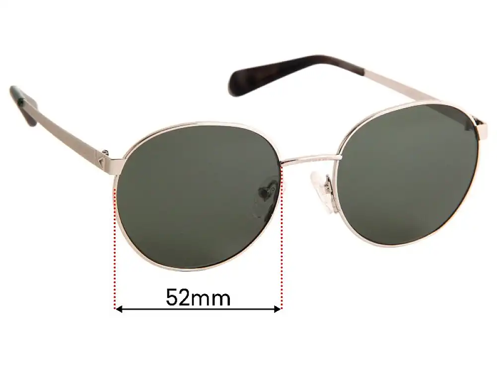 Sunglass Fix Lentes de Repuesto para Guess GU5202 - 52mm Wide Sunglass Fix Lentes de Repuesto para Guess GU5202 - 52mm Wide