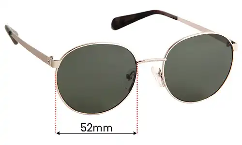 Sunglass Fix Lentes de Repuesto para Guess GU5202 - 52mm Wide Sunglass Fix Lentes de Repuesto para Guess GU5202 - 52mm Wide