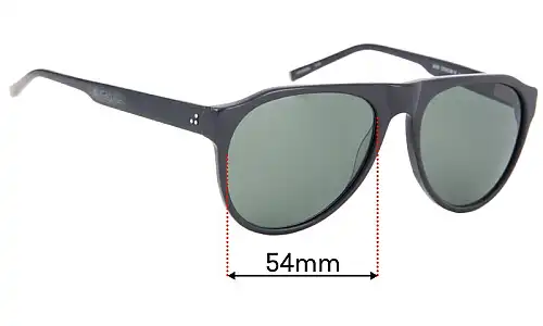 Sunglass Fix Lentes de Repuesto para Hardy Amies 9038 - 54mm Wide Sunglass Fix Lentes de Repuesto para Hardy Amies 9038 - 54mm Wide