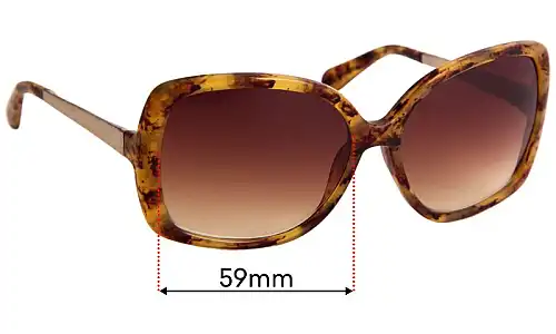 Sunglass Fix Lentes de Repuesto para Kate Spade Margita/O/S - 59mm Wide Sunglass Fix Lentes de Repuesto para Kate Spade Margita/O/S - 59mm Wide