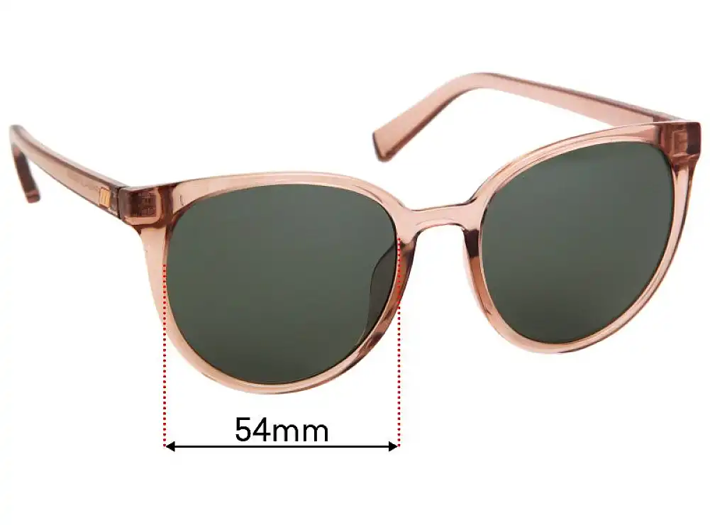 Sunglass Fix Lentes de Repuesto para Le Specs Armada - 54mm Wide Sunglass Fix Lentes de Repuesto para Le Specs Armada - 54mm Wide