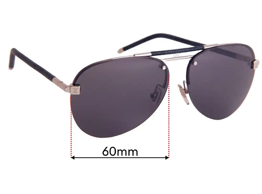 Sunglass Fix Lentes de Repuesto para Louis Vuitton Z1178E - 60mm Wide Sunglass Fix Lentes de Repuesto para Louis Vuitton Z1178E - 60mm Wide