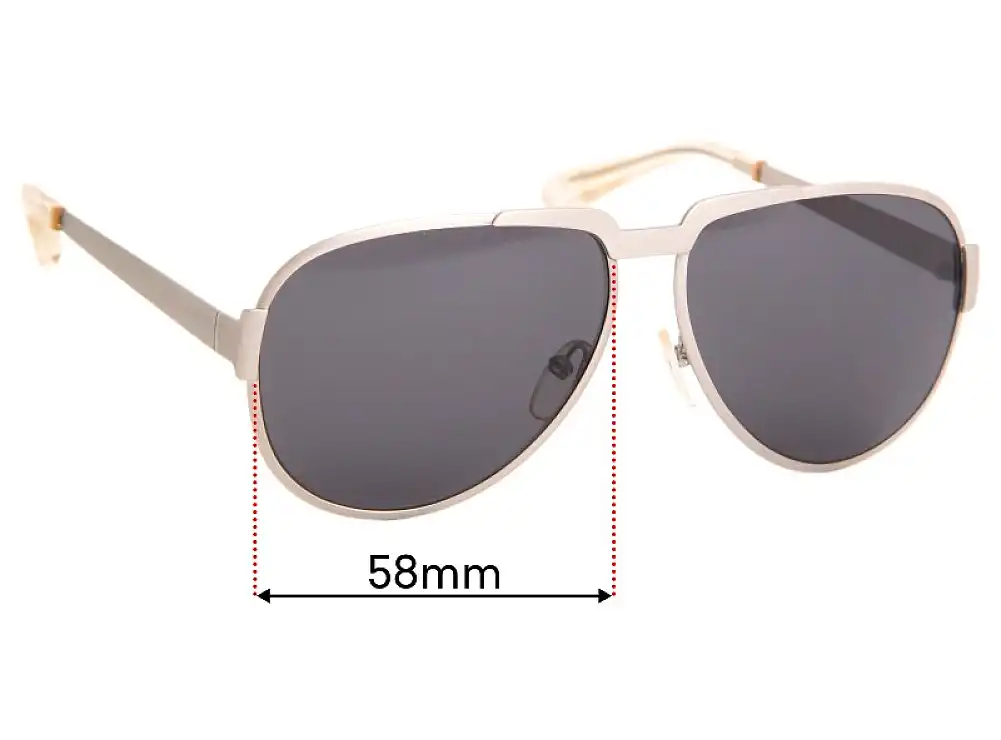 Sunglass Fix Lentes de Repuesto para Marc by Marc Jacobs MMJ 193/S - 58mm Wide Sunglass Fix Lentes de Repuesto para Marc by Marc Jacobs MMJ 193/S - 58mm Wide