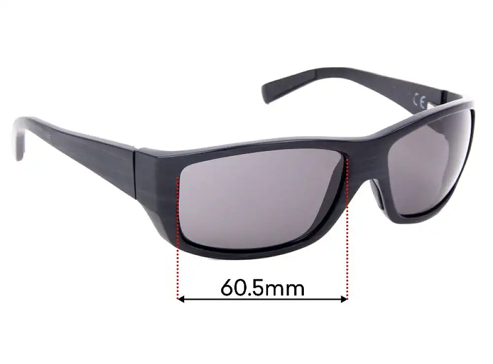 Sunglass Fix Lentes de Repuesto para Maui Jim MJ123 Wassup - 60mm Wide Sunglass Fix Lentes de Repuesto para Maui Jim MJ123 Wassup - 60mm Wide