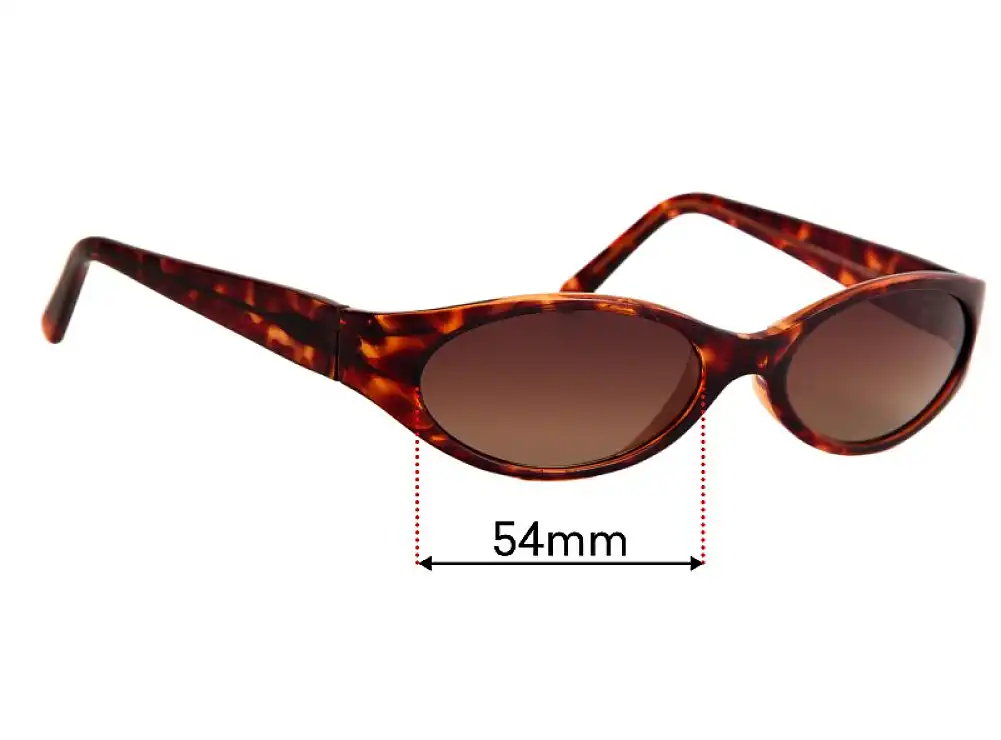 Sunglass Fix Lentes de Repuesto para Maui Jim MJ125 Malia - 54mm Wide Sunglass Fix Lentes de Repuesto para Maui Jim MJ125 Malia - 54mm Wide