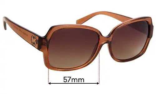 Sunglass Fix Lentes de Repuesto para Michael Kors MK6020 Bund - 57mm Wide Sunglass Fix Lentes de Repuesto para Michael Kors MK6020 Bund - 57mm Wide