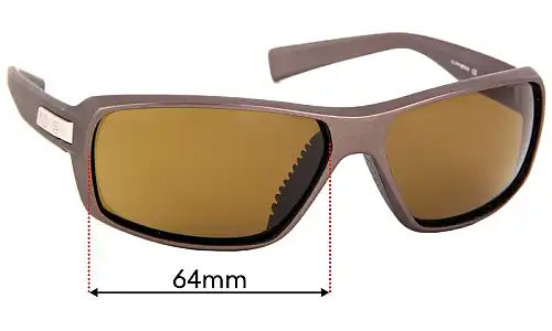 Sunglass Fix Lentes de Repuesto para Nike EV0608 Mute - 64mm Wide Nike EV0608 Mute Lentes de Repuesto 64mm wide