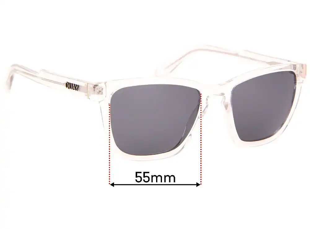 Sunglass Fix Lentes de Repuesto para Quay Hardwire - 55mm Wide Sunglass Fix Lentes de Repuesto para Quay Hardwire - 55mm Wide