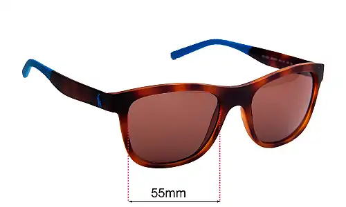 Sunglass Fix Lentes de Repuesto para Ralph Lauren PH 4120 - 55mm Wide Ralph Lauren PH 4120 Lentes de Repuesto 55mm wide