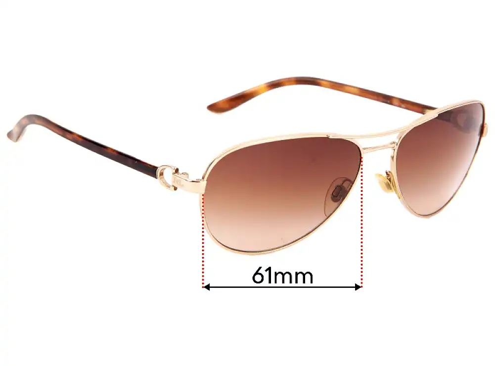 Sunglass Fix Lentes de Repuesto para Polo RL 7034 - 61mm Wide Sunglass Fix Lentes de Repuesto para Polo RL 7034 - 61mm Wide