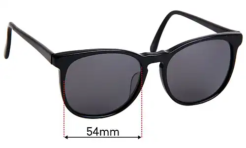 Sunglass Fix Lentes de Repuesto para Ray-Ban B&L Kissena - 54mm Wide Sunglass Fix Lentes de Repuesto para Ray-Ban B&L Kissena - 54mm Wide