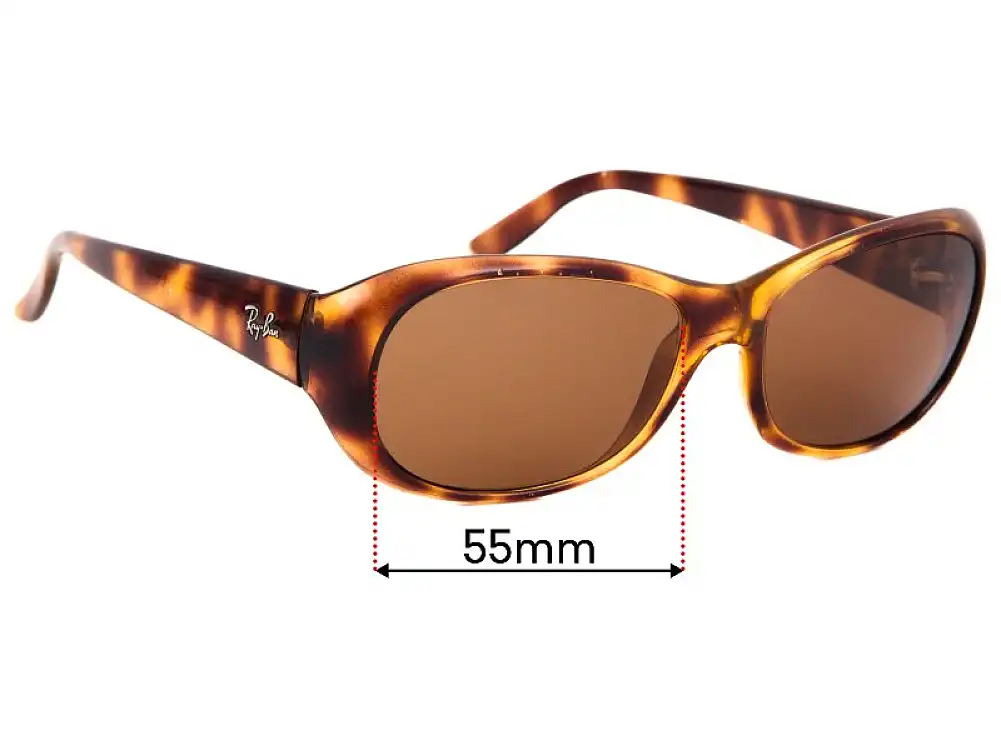 Sunglass Fix Lentes de Repuesto para Ray-Ban RB4061 - 55mm Wide Sunglass Fix Lentes de Repuesto para Ray-Ban RB4061 - 55mm Wide