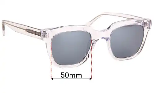 Sunglass Fix Lentes de Repuesto para Retro Super Future Giusto - 50mm Wide Retro Super Future Giusto Lentes de Repuesto 50mm wide